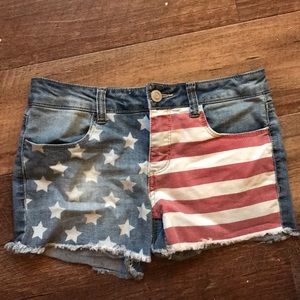 American flag shorts